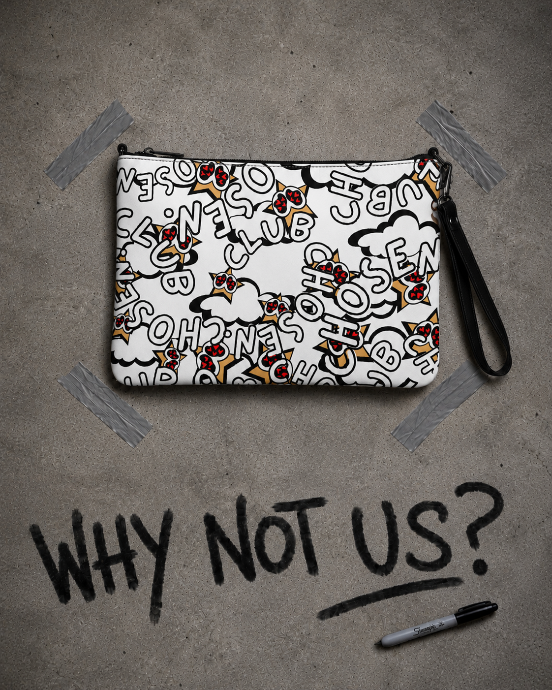 White gazer crossbody bag