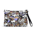Purple camo gazer crossbody bag
