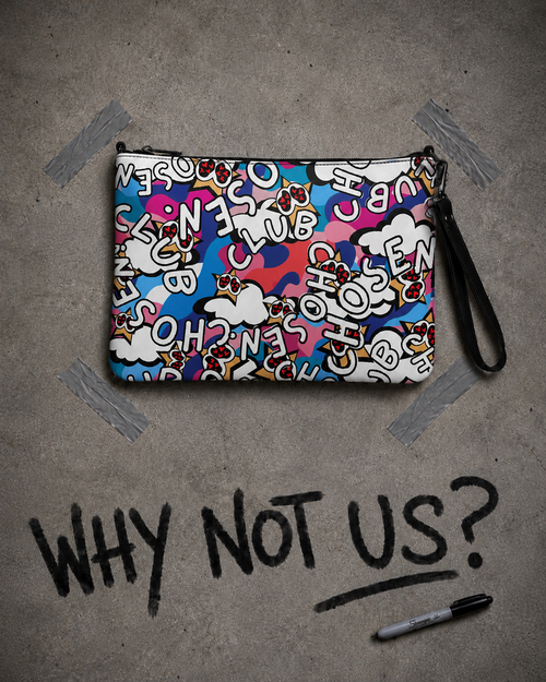 Bubble gum crossbody bag