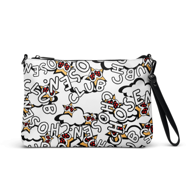 White gazer crossbody bag
