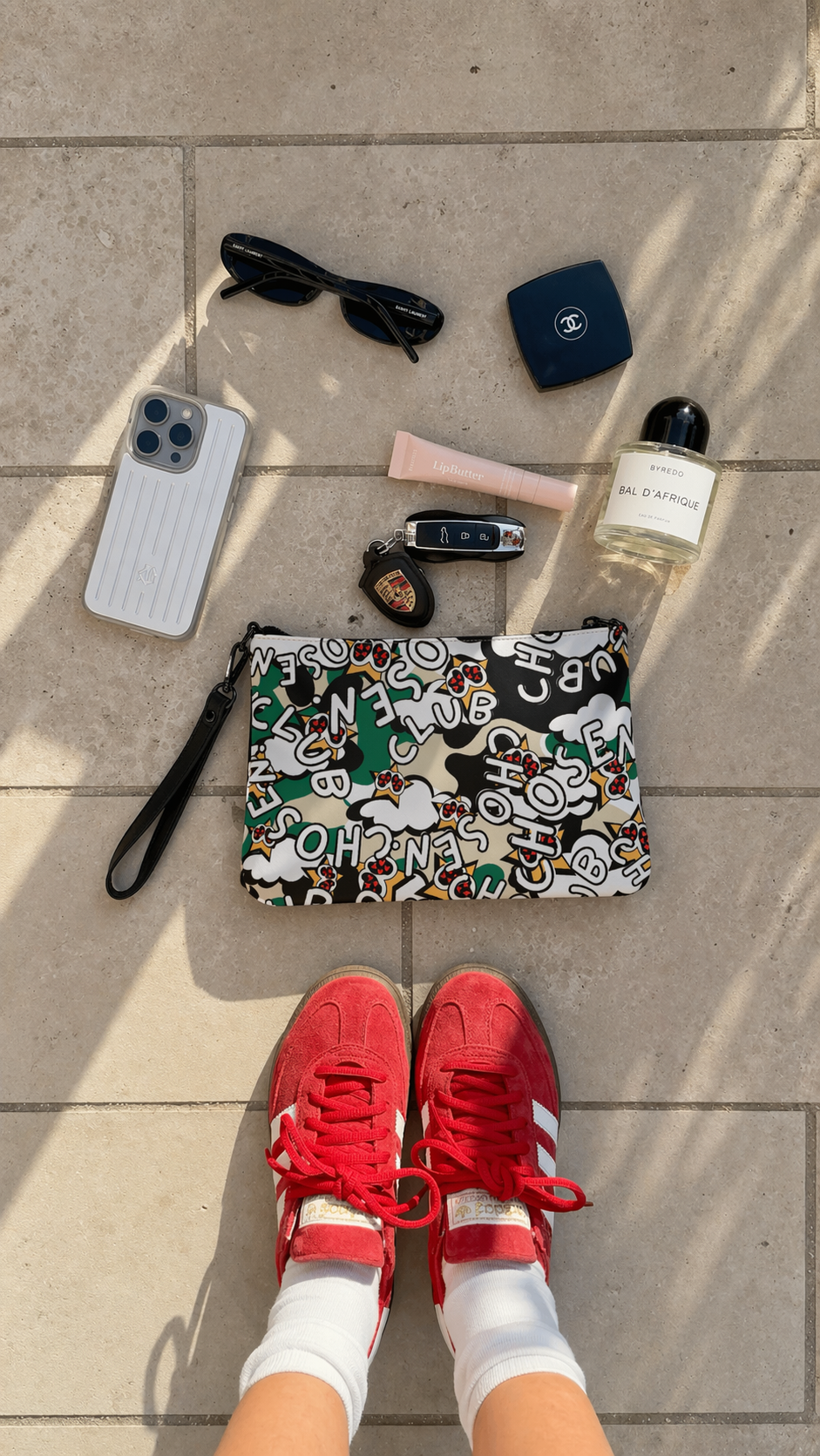 Camo crossbody bag