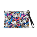 Bubble gum crossbody bag