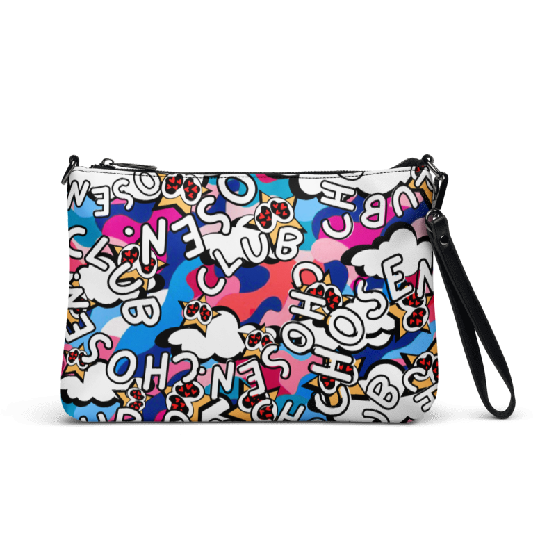 Bubble gum crossbody bag